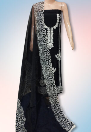 Elegant Designer Suit (Black Color)